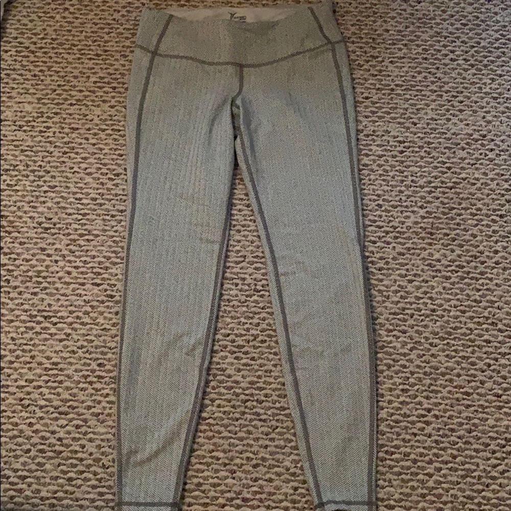 Light Herringbone Work Out Leggings